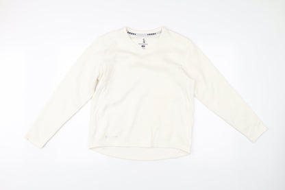 Kookaburra Women’s Ivory Polyester V-Neck Sweatshirt Size 14