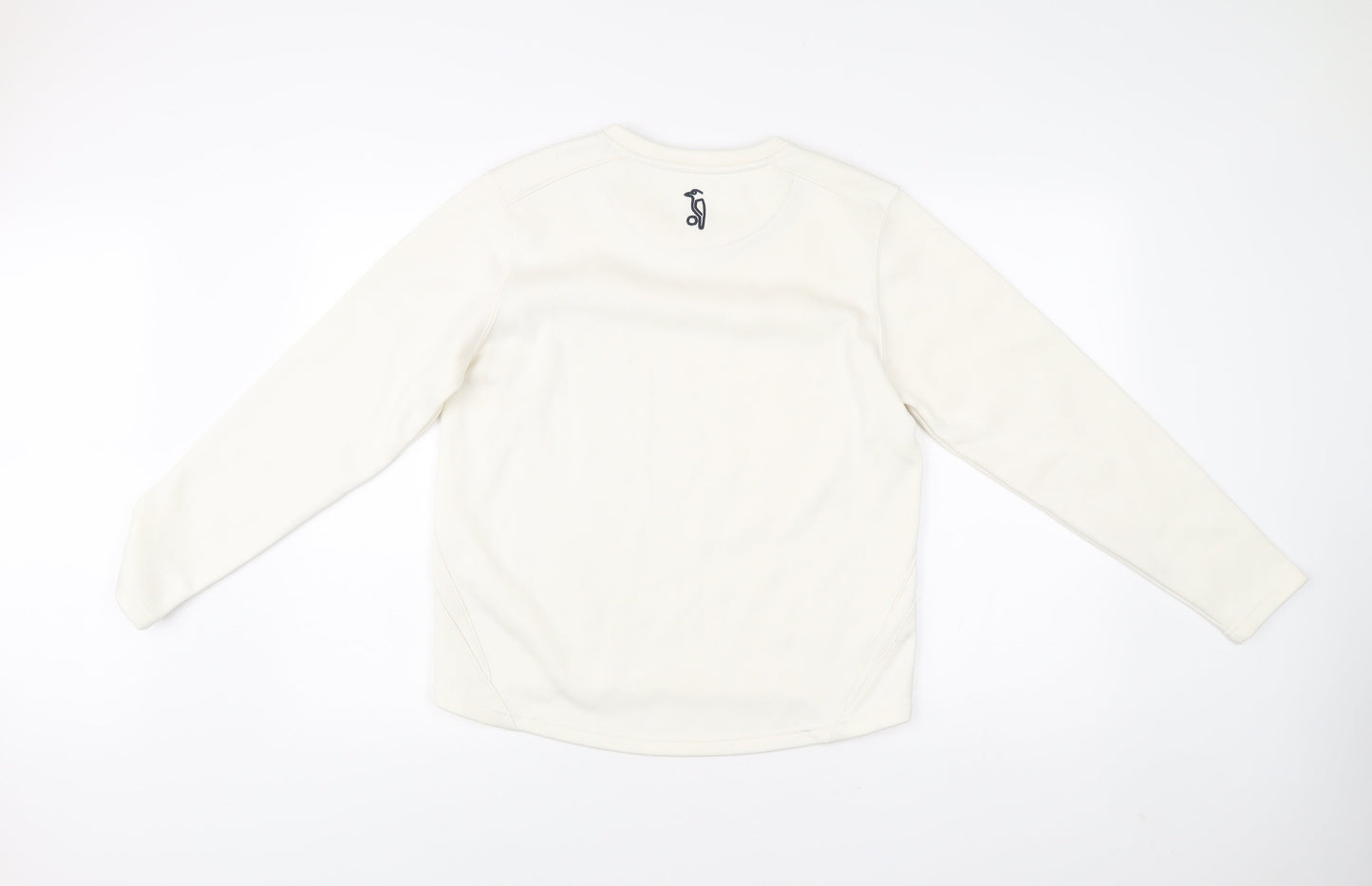 Kookaburra Women’s Ivory Polyester V-Neck Sweatshirt Size 14
