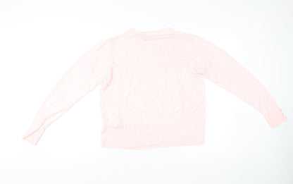 Pure & Natural Women’s Pink Acrylic Pullover Jumper Size 18 Plus