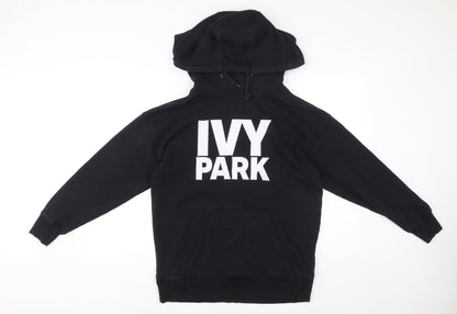 IVY PARK Men’s Black Pullover Hoodie Small Logo Graphic Hooded Sweatshirt