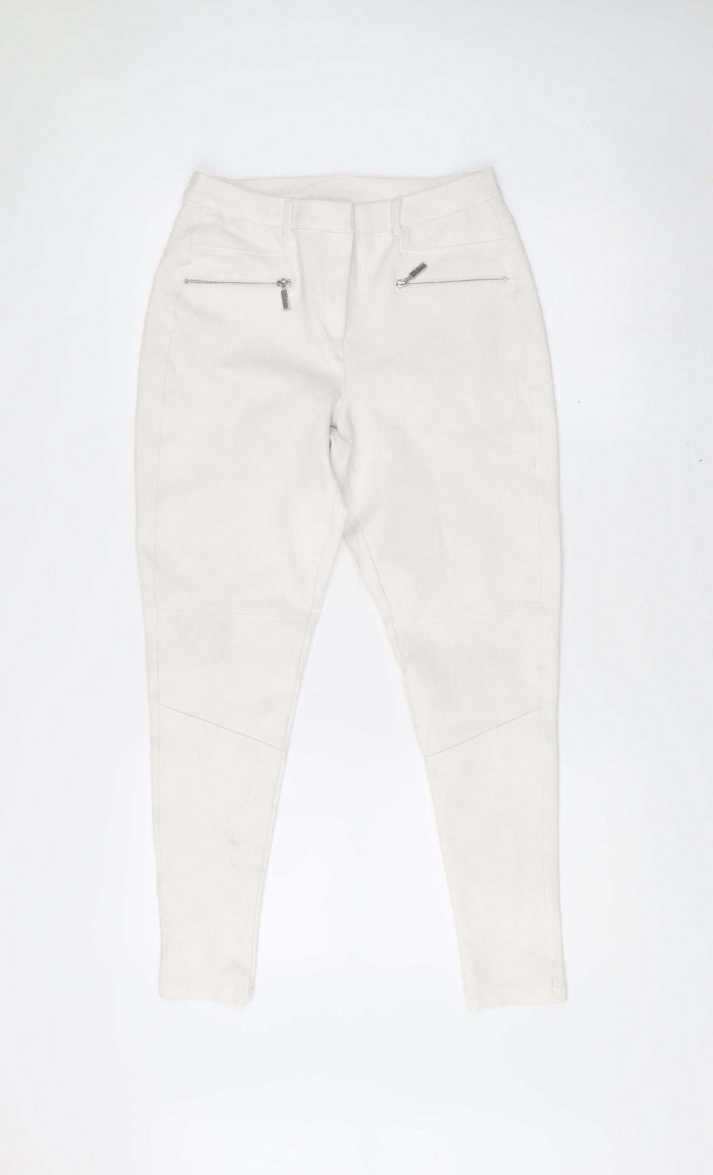 Star by Julien Macdonald Womens White Size 10 Slim Jegging Trousers