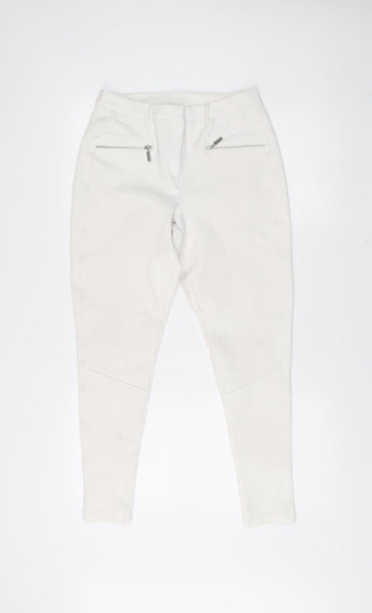Star by Julien Macdonald Womens White Size 10 Slim Jegging Trousers