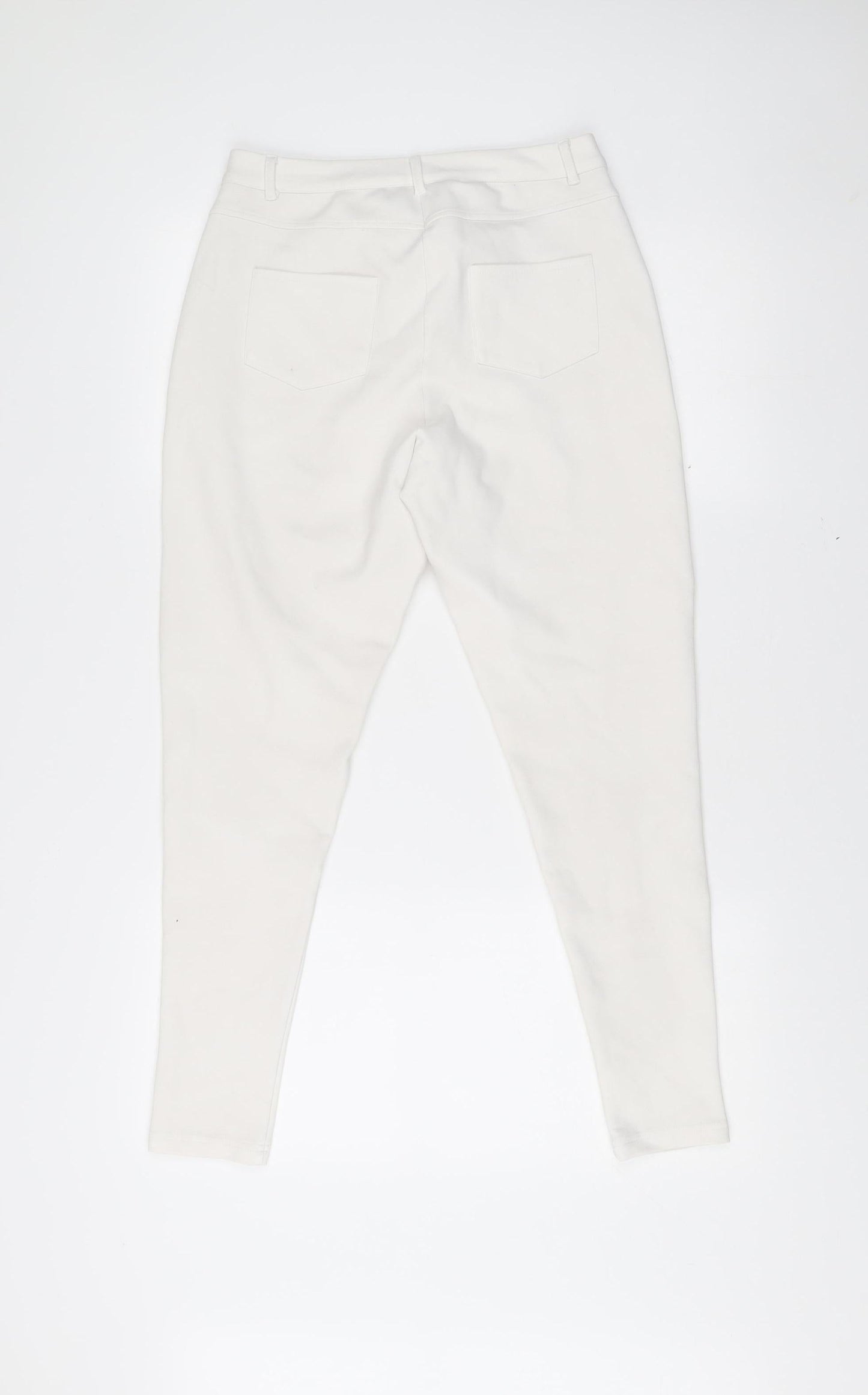 Star by Julien Macdonald Womens White Size 10 Slim Jegging Trousers