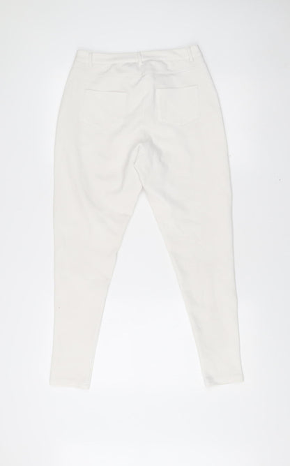 Star by Julien Macdonald Womens White Size 10 Slim Jegging Trousers