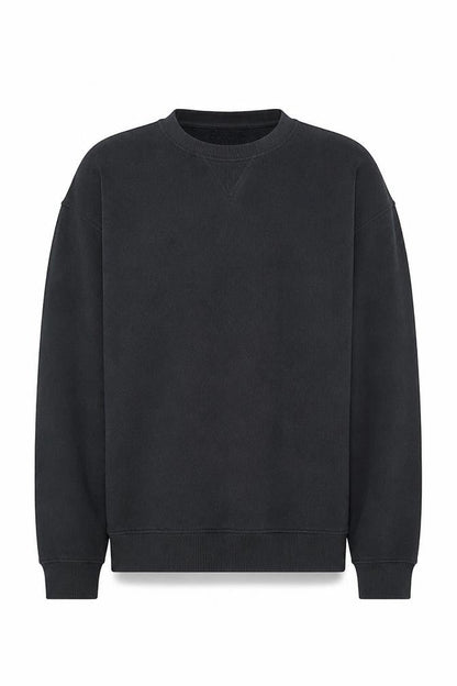 American Eagle Mens Black L Pullover Sweatshirt Crew Neck