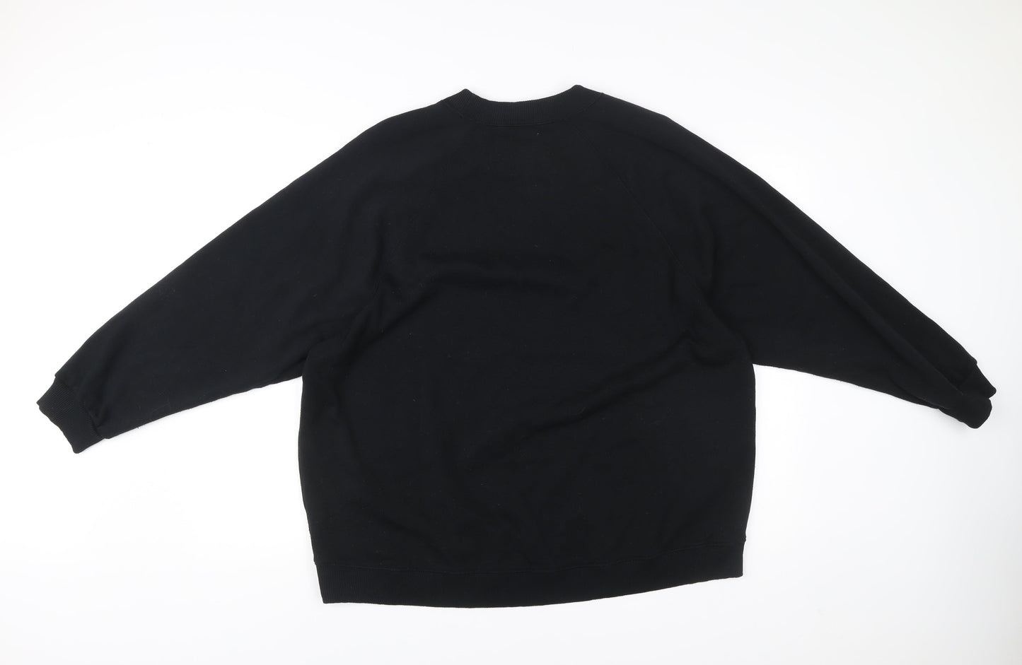 American Eagle Mens Black L Pullover Sweatshirt Crew Neck