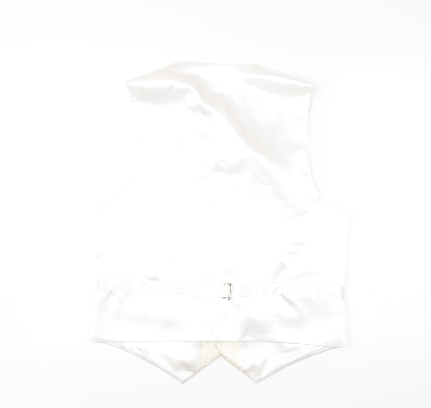 FormalTailor Men’s Ivory Satin Waistcoat 40R Wedding Party