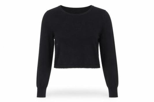 Phase Eight Womens Black Size 10 Crew Neck Long Sleeve Jumper