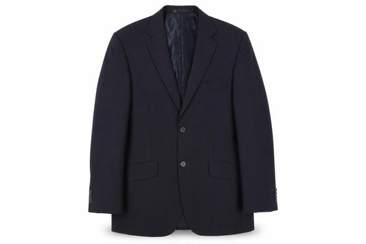 George Men’s Navy Blue 36R Suit Jacket Single Breasted Formal