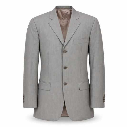 Marks and Spencer Men’s Grey Wool Suit Jacket Blazer 38 Chest