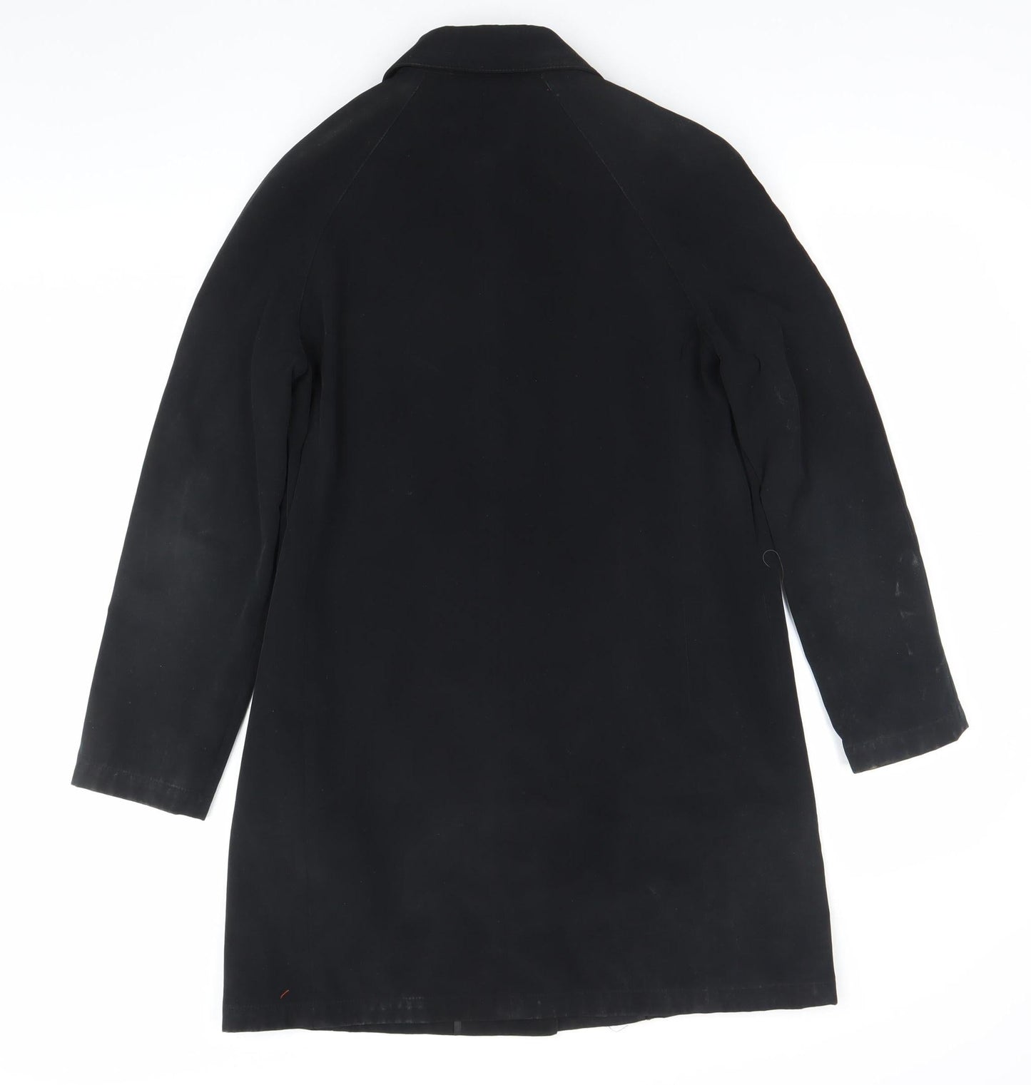 Next Womens Black Polyester Coat UK 8 Workwear Overcoat
