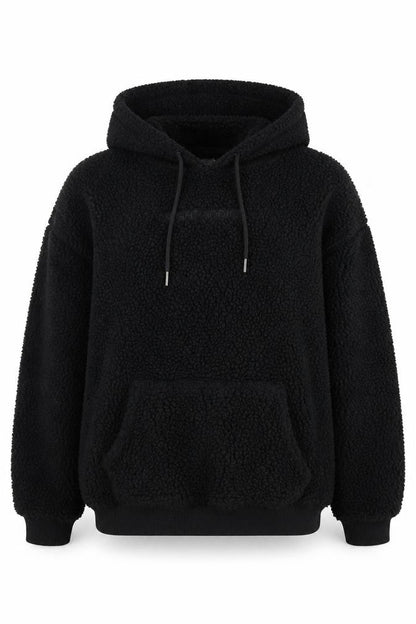 Night Addict Womens Black Hoodie M Pullover Hooded Polyester Warm