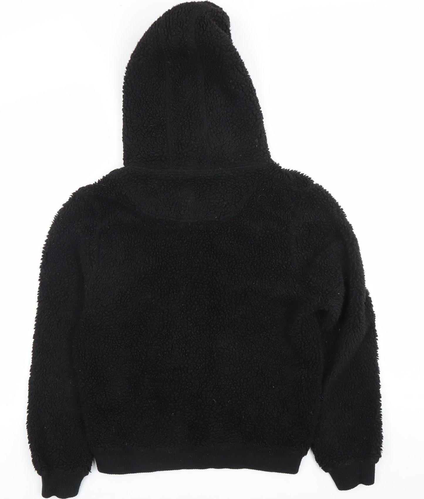 Night Addict Womens Black Hoodie M Pullover Hooded Polyester Warm
