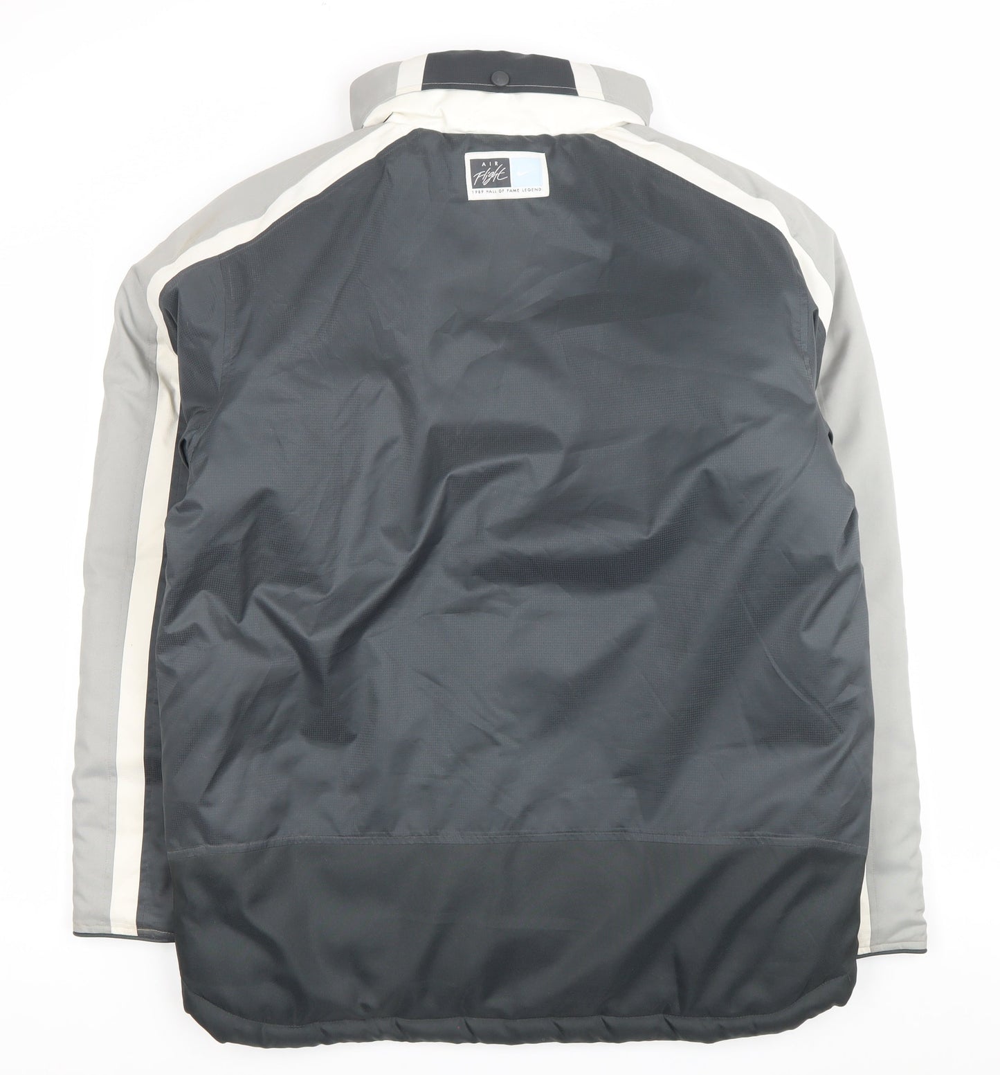 Nike Unisex Adults Grey Polyester Puffer Jacket Size M