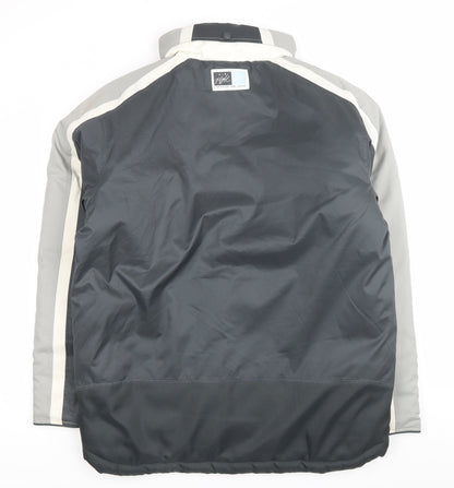 Nike Unisex Adults Grey Polyester Puffer Jacket Size M