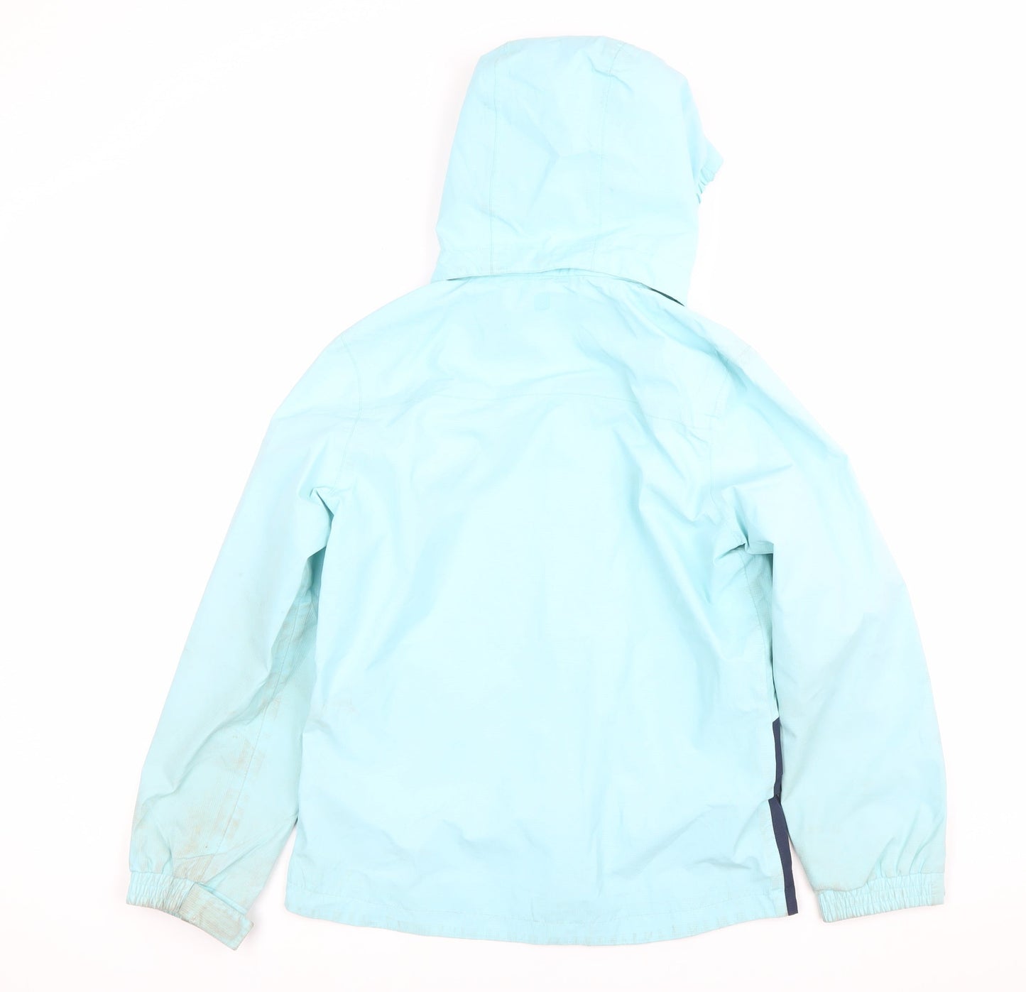 Mountain Warehouse Boys Blue Waterproof Hooded Rain Coat Jacket 11-12 Years