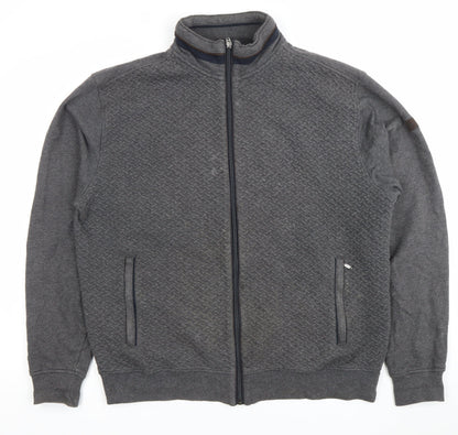 Baileys Men’s Grey XL Full Zip Sweatshirt Jacket with Pockets