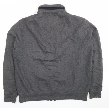 Baileys Men’s Grey XL Full Zip Sweatshirt Jacket with Pockets