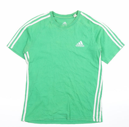 Mens UK Size S adidas Green  T-Shirt