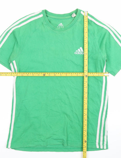 Mens UK Size S adidas Green  T-Shirt