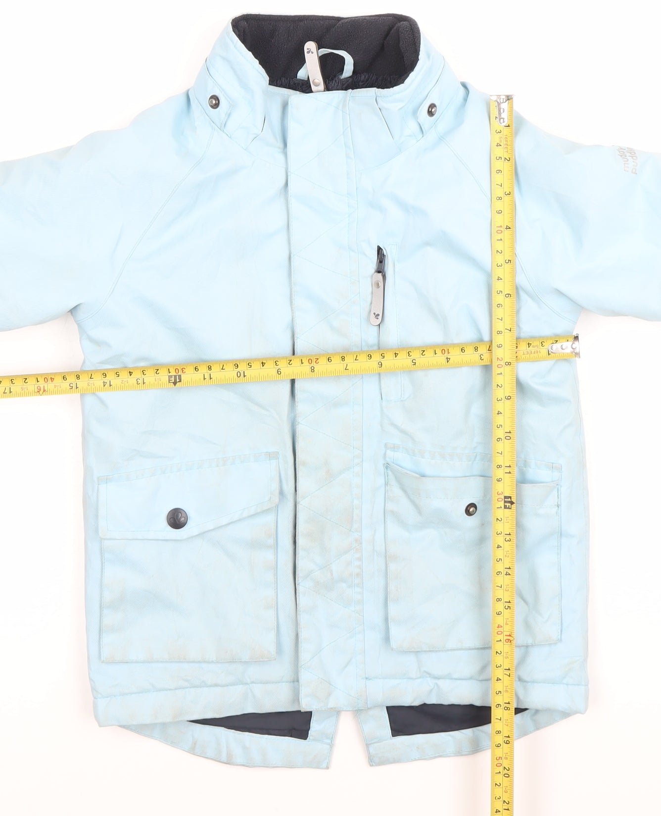 Muddy Puddles Boys Blue 3-4Y Waterproof Parka Winter Coat