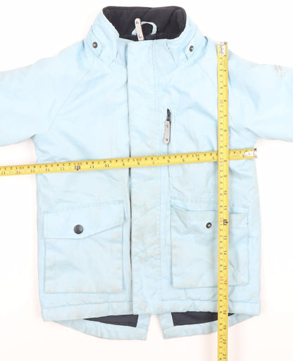 Muddy Puddles Boys Blue 3-4Y Waterproof Parka Winter Coat