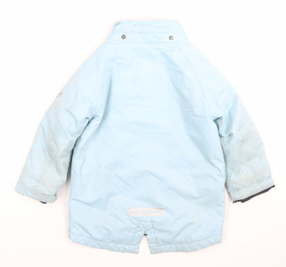 Muddy Puddles Boys Blue 3-4Y Waterproof Parka Winter Coat