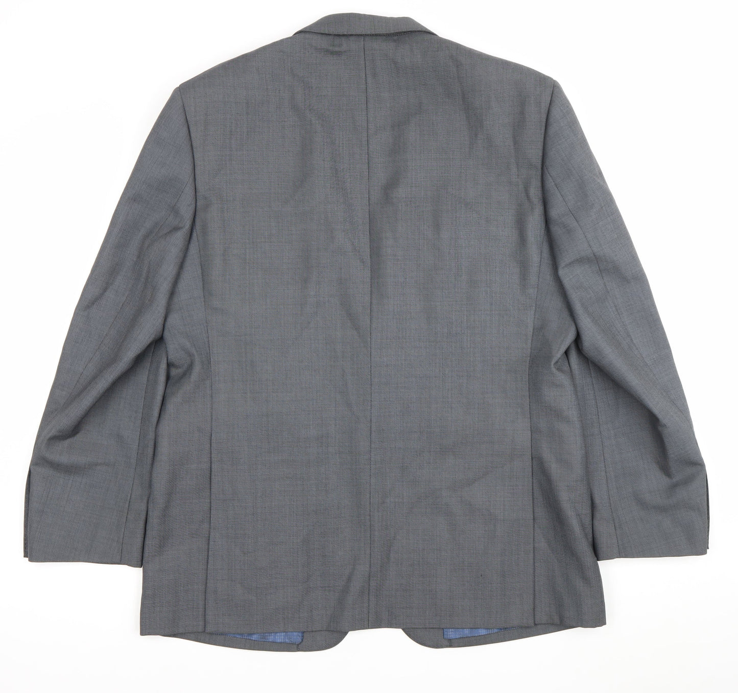 Marks and Spencer Women’s Grey Wool Suit Jacket Size 42 Regular Fit