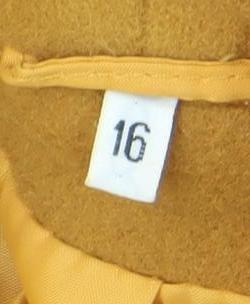 NOTO Womens Brown Wool Blend Blazer Jacket Size 16 Classic Workwear