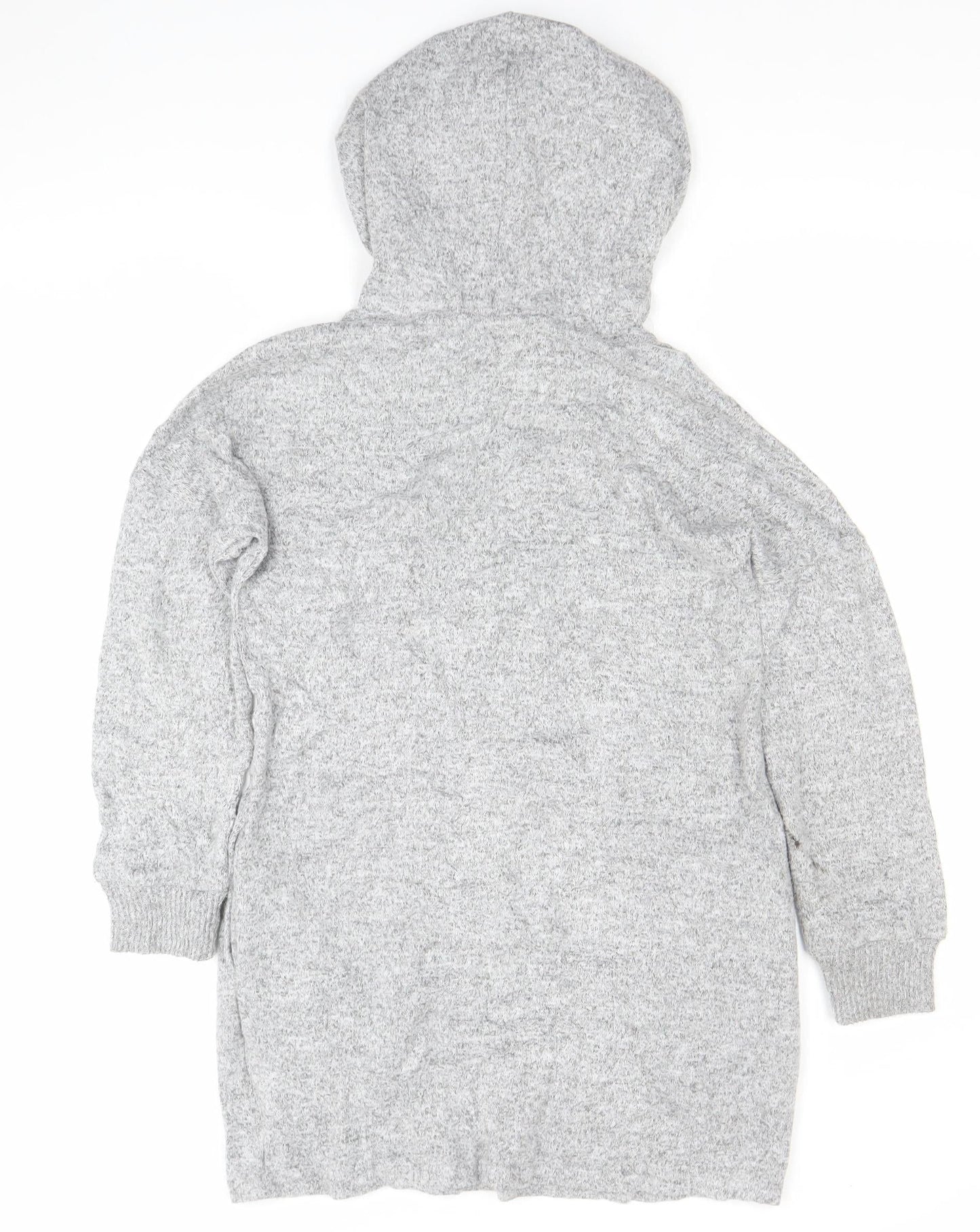 Pineapple Women Grey XS Hoodie T-Shirt Dress Casual Lounge