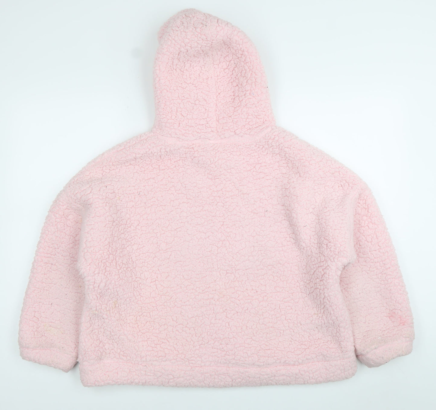 Disney Womens Pink Stitch Pullover Hoodie UK 8-10 Fleece Sleepwear