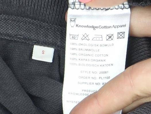 Knowledge Cotton Apparel Men’s Grey Polo Shirt Size S Organic Cotton