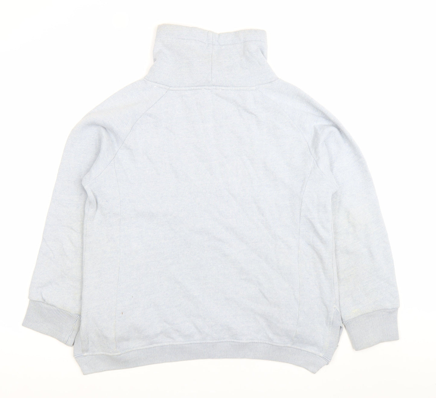 Bella di Notte Womens Grey Size 12 Pullover Sweatshirt with Drawstring High Neck