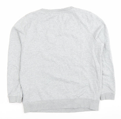 Womens UK Size M Diesel Grey Pullover Sweatshirt