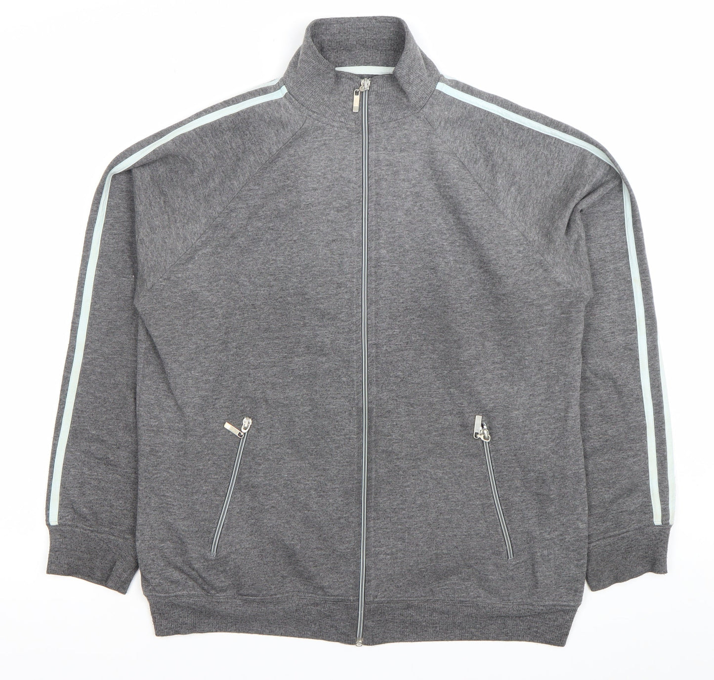 MS Sportswear Women’s Grey Full Zip Sweatshirt Size 14 L