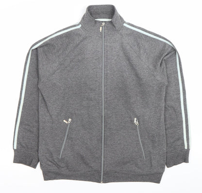 MS Sportswear Women’s Grey Full Zip Sweatshirt Size 14 L