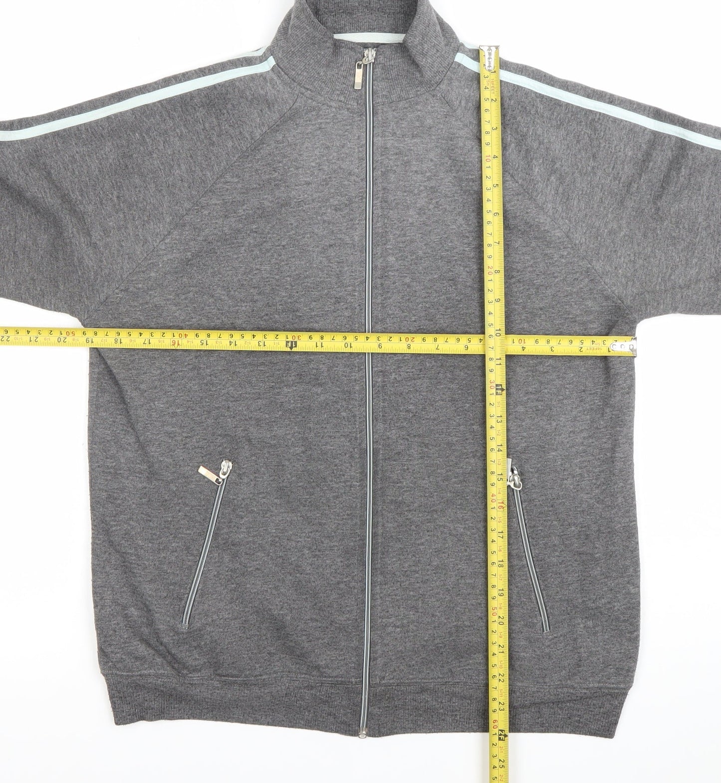 MS Sportswear Women’s Grey Full Zip Sweatshirt Size 14 L