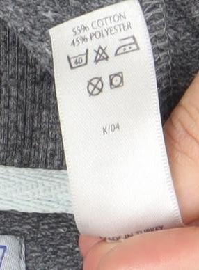 MS Sportswear Women’s Grey Full Zip Sweatshirt Size 14 L