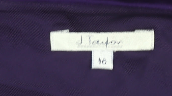 J Taylor Women’s Purple Silk Camisole Tank Top Size 16 Party