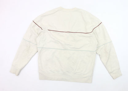 Mens UK Size M Levi's Ivory Pullover Sweatshirt