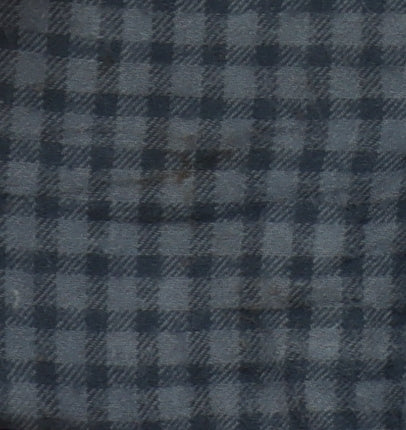 TOG24 Men's Blue Check Cotton Long Sleeve Button-Up Shirt L