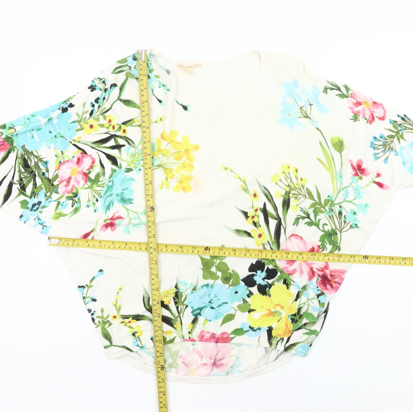 Phase Eight Womens Multicoloured Floral Cotton Tunic Blouse XS