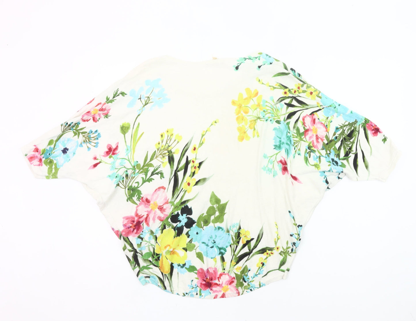 Phase Eight Womens Multicoloured Floral Cotton Tunic Blouse XS