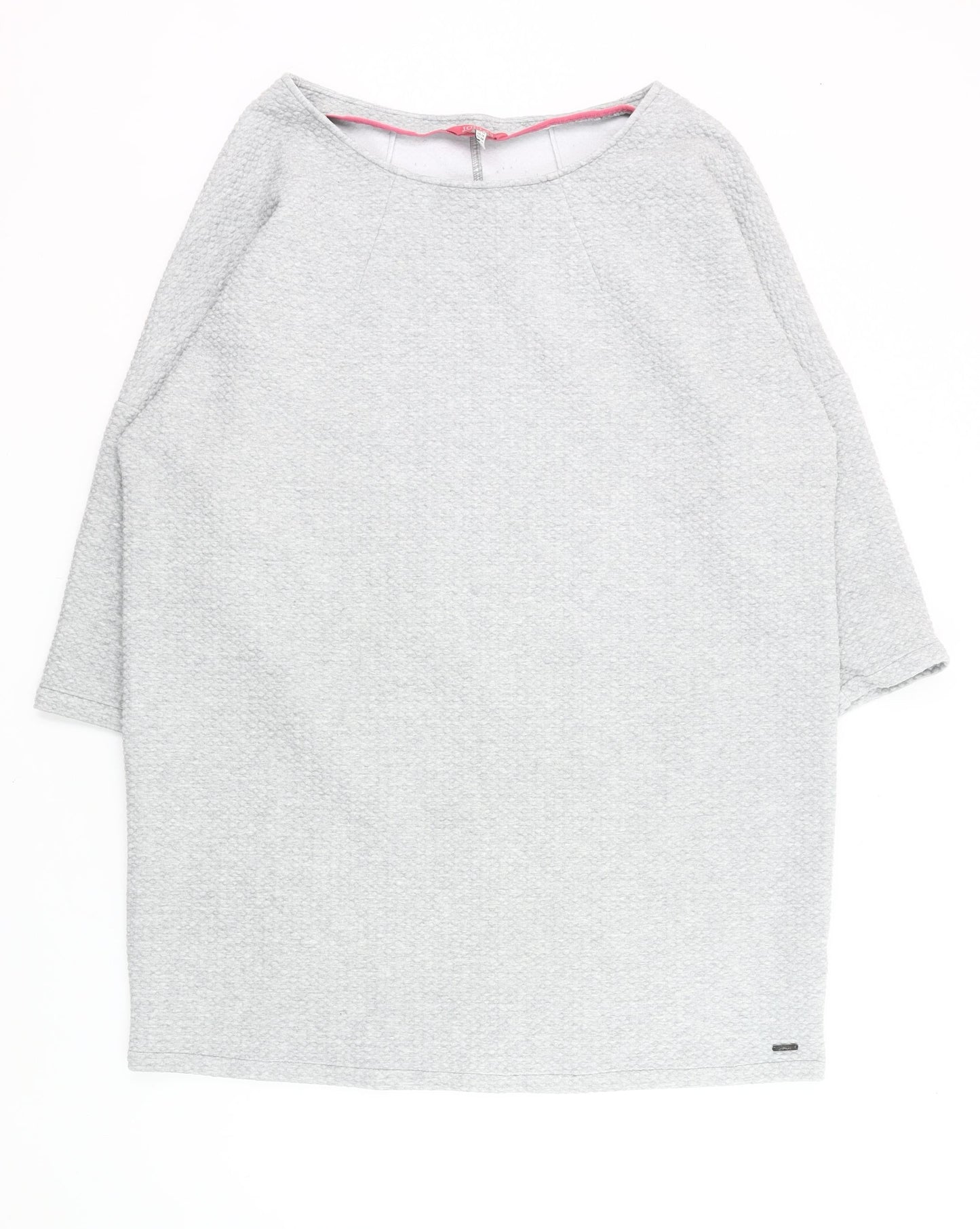 Joules Women’s Grey Shift Dress Size 20 3/4 Sleeve Boat Neck