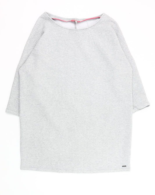 Joules Women’s Grey Shift Dress Size 20 3/4 Sleeve Boat Neck