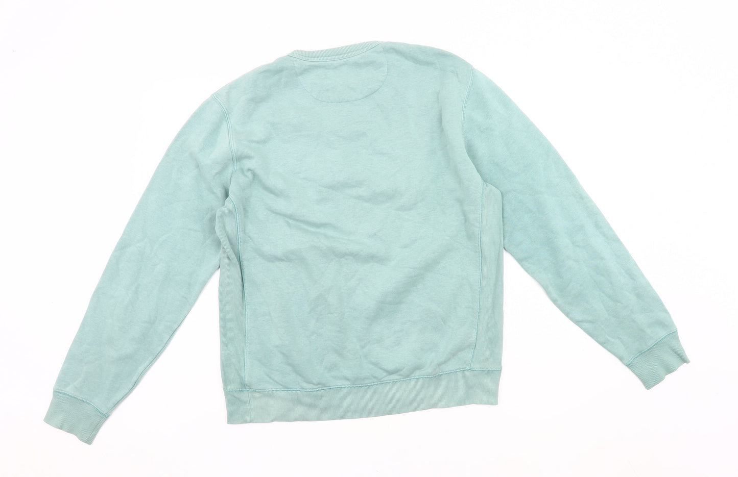 Original Penguin Men’s Green Pullover Sweatshirt Size S Logo Crew Neck