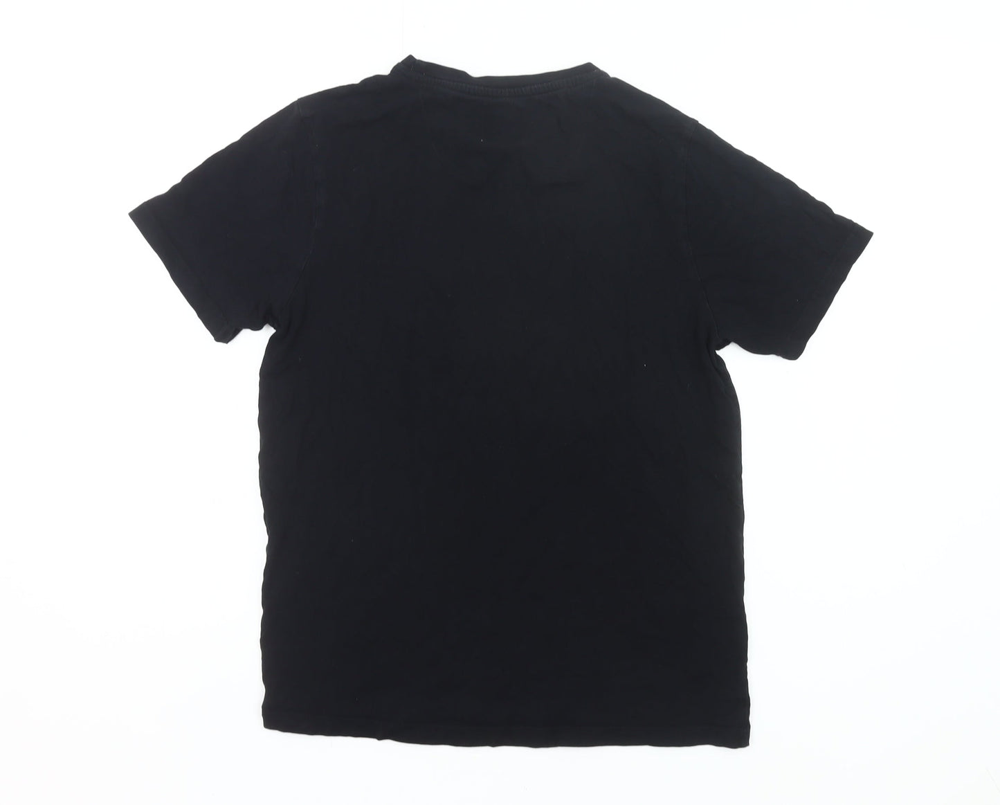 Kappa Women’s Black Small Logo T-Shirt Casual Short Sleeve