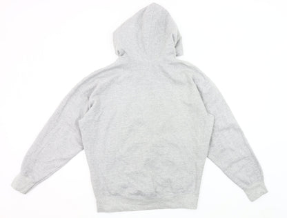Daisy Street Women’s Grey Pullover Hoodie UK 10 Regular Fit Cotton