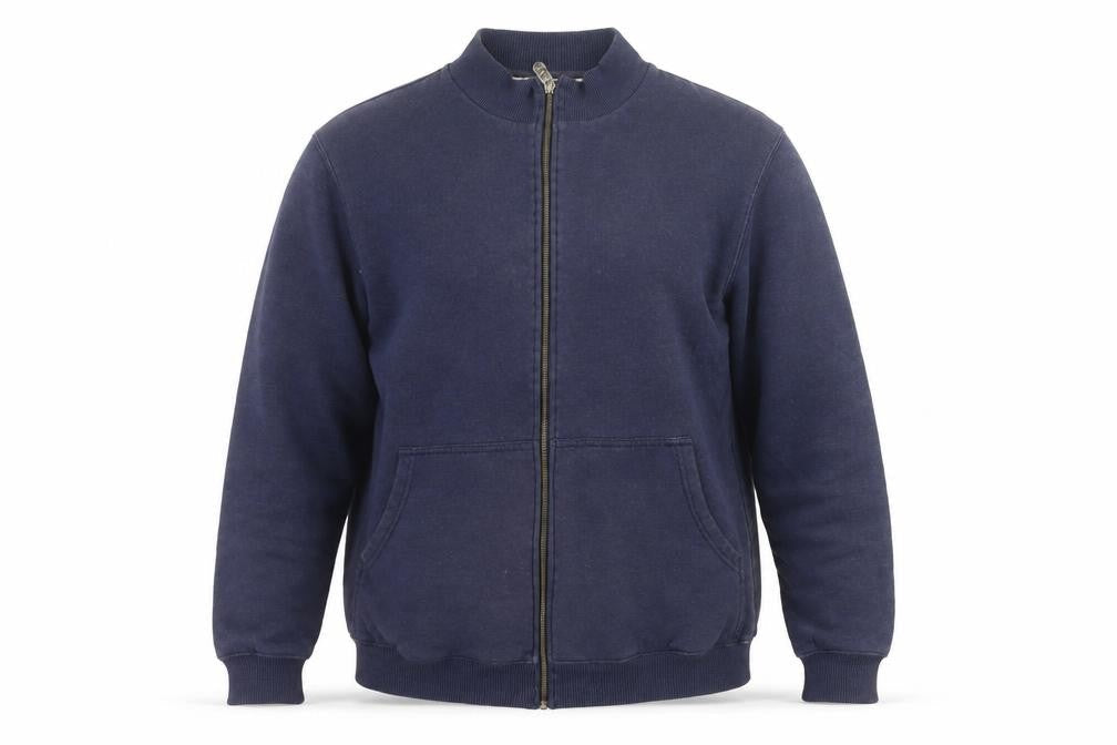 Cotton Traders Men's Navy Full Zip Sweatshirt Jacket Size S