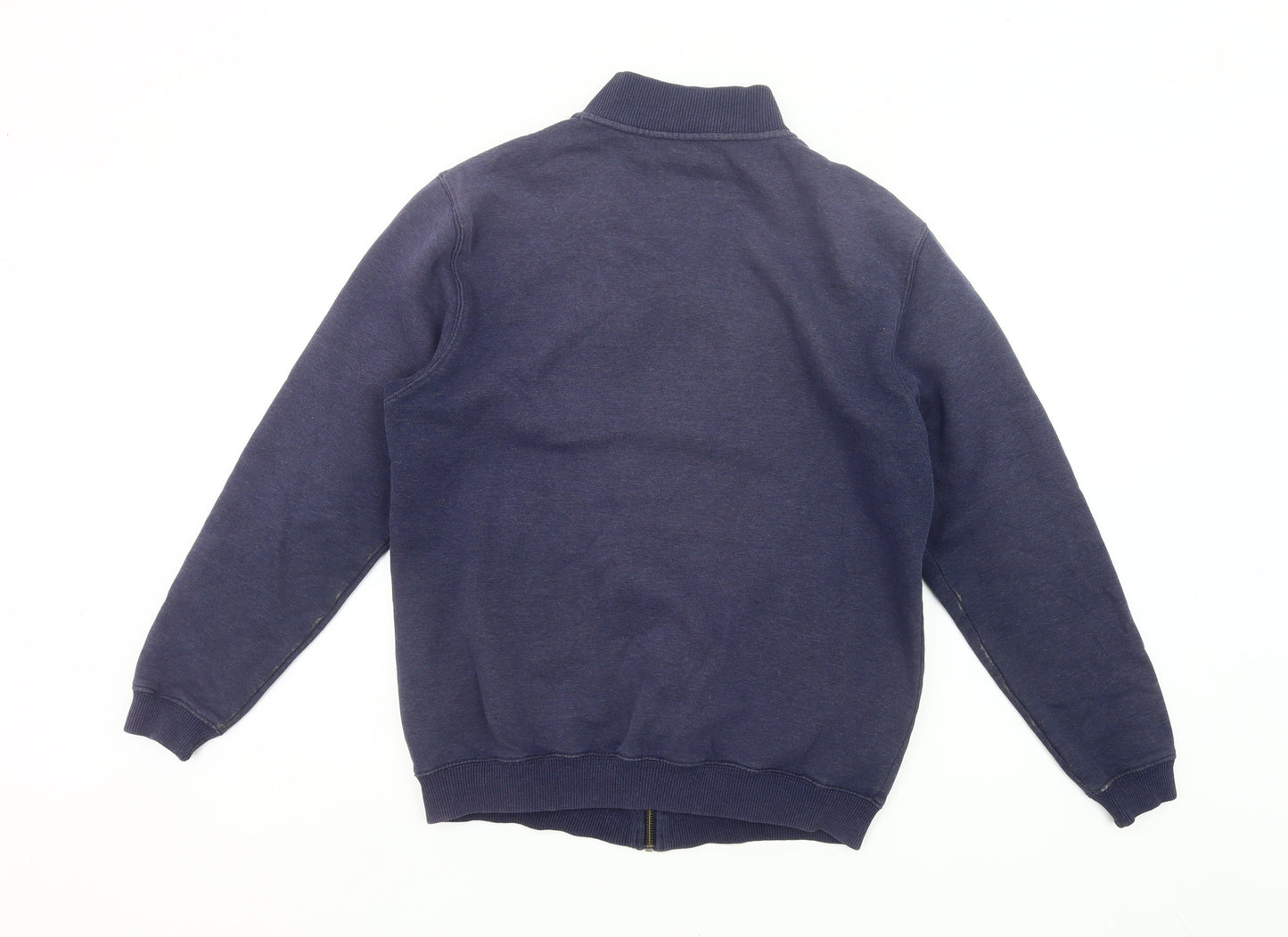 Cotton Traders Men's Navy Full Zip Sweatshirt Jacket Size S